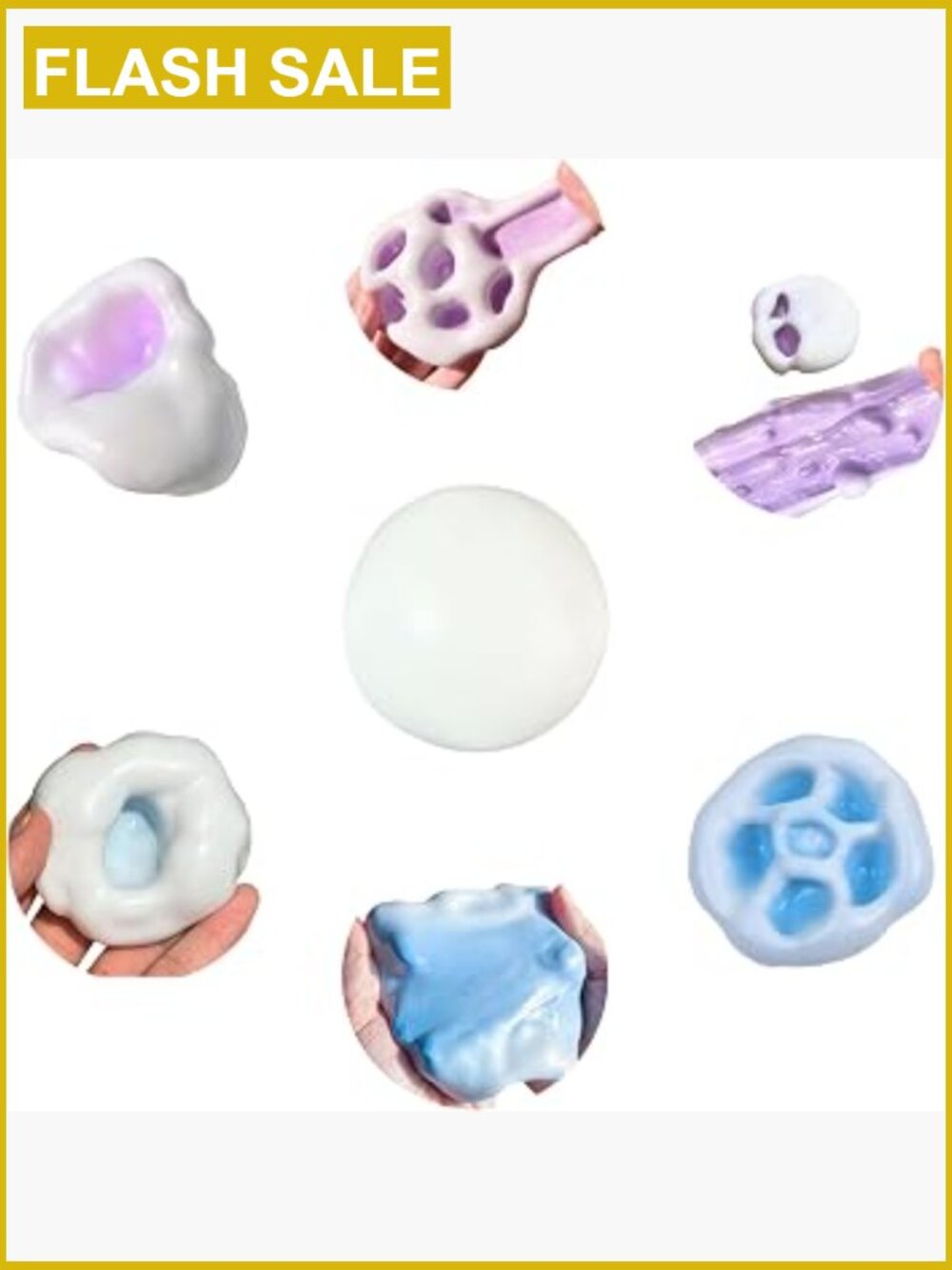 Shapeable Squishy Stress Balls Fidget Toys For Adults Anxiety Relief